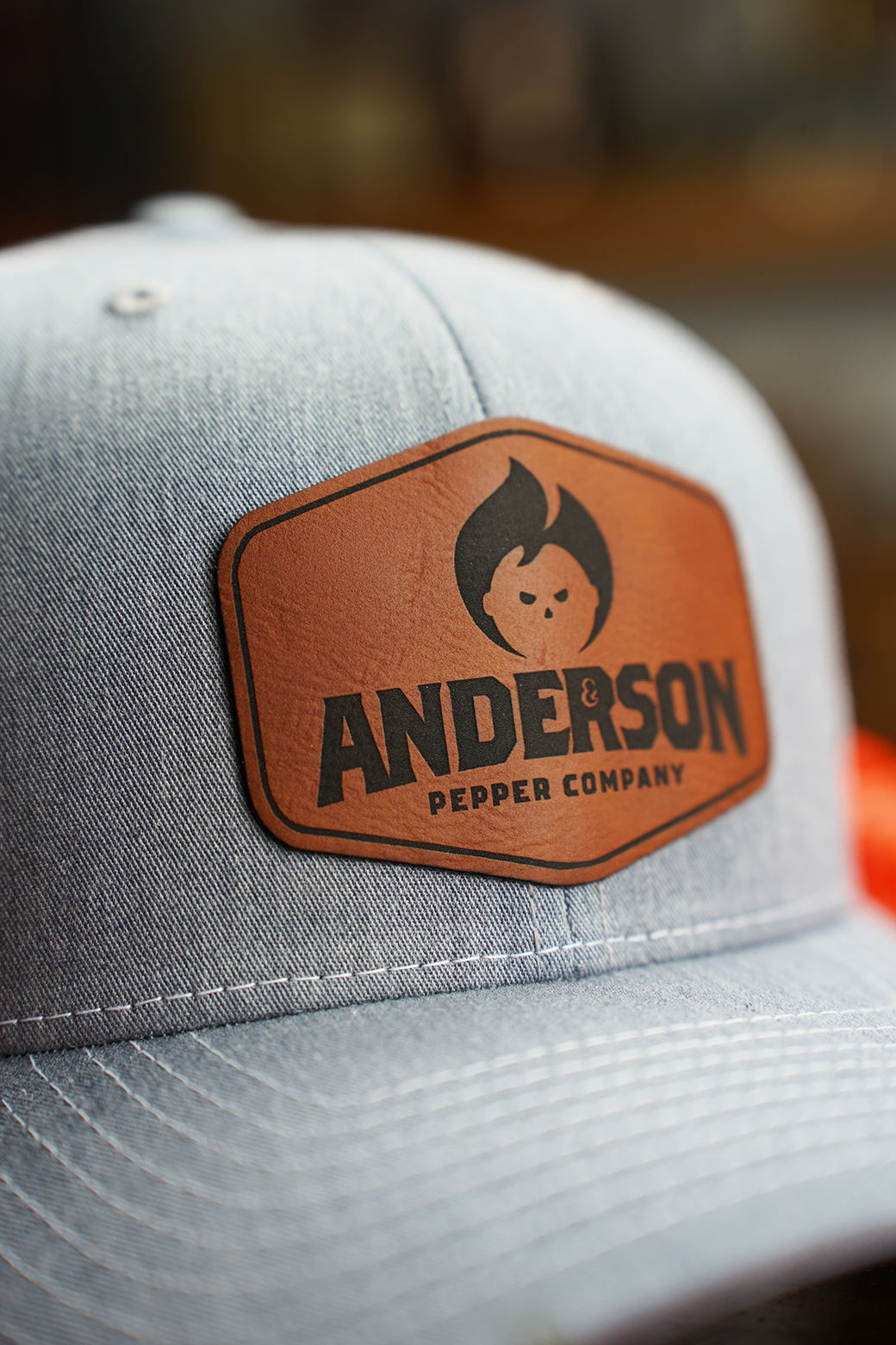 ASPC Leather Patch Snapback