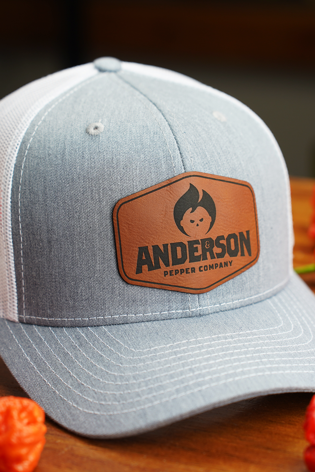 ASPC Leather Patch Snapback