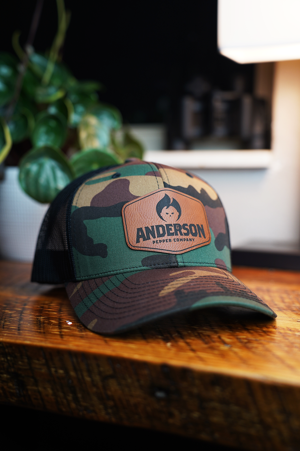 ASPC Leather Patch Snapback