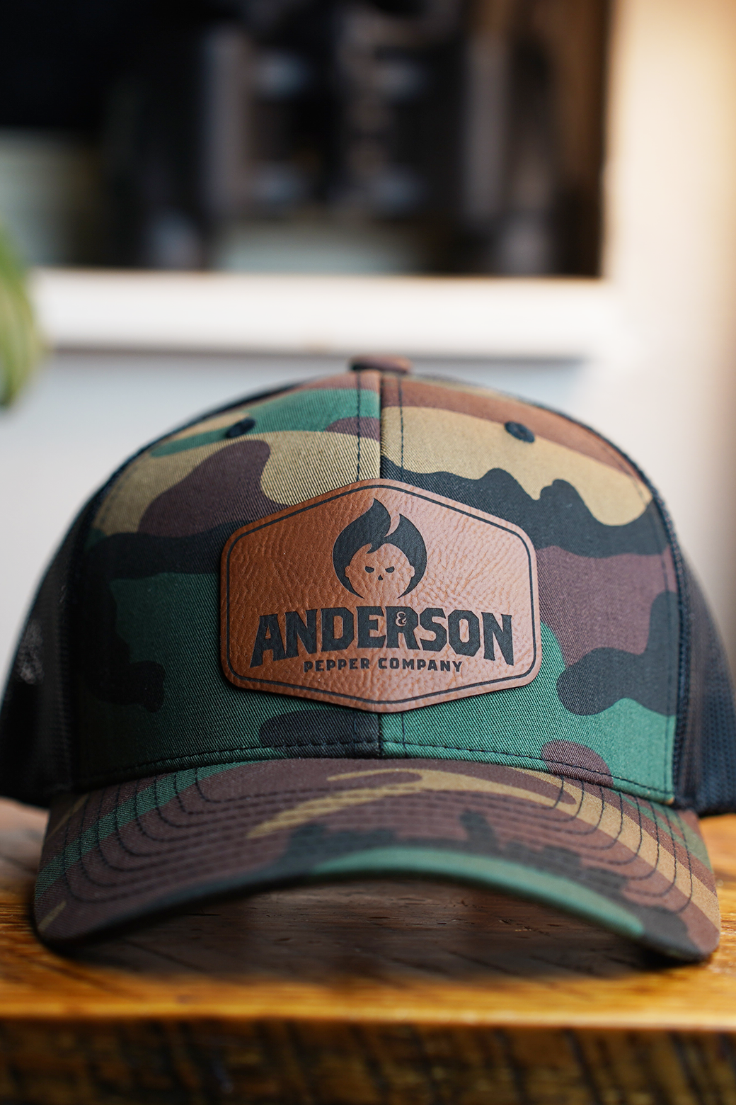 ASPC Leather Patch Snapback