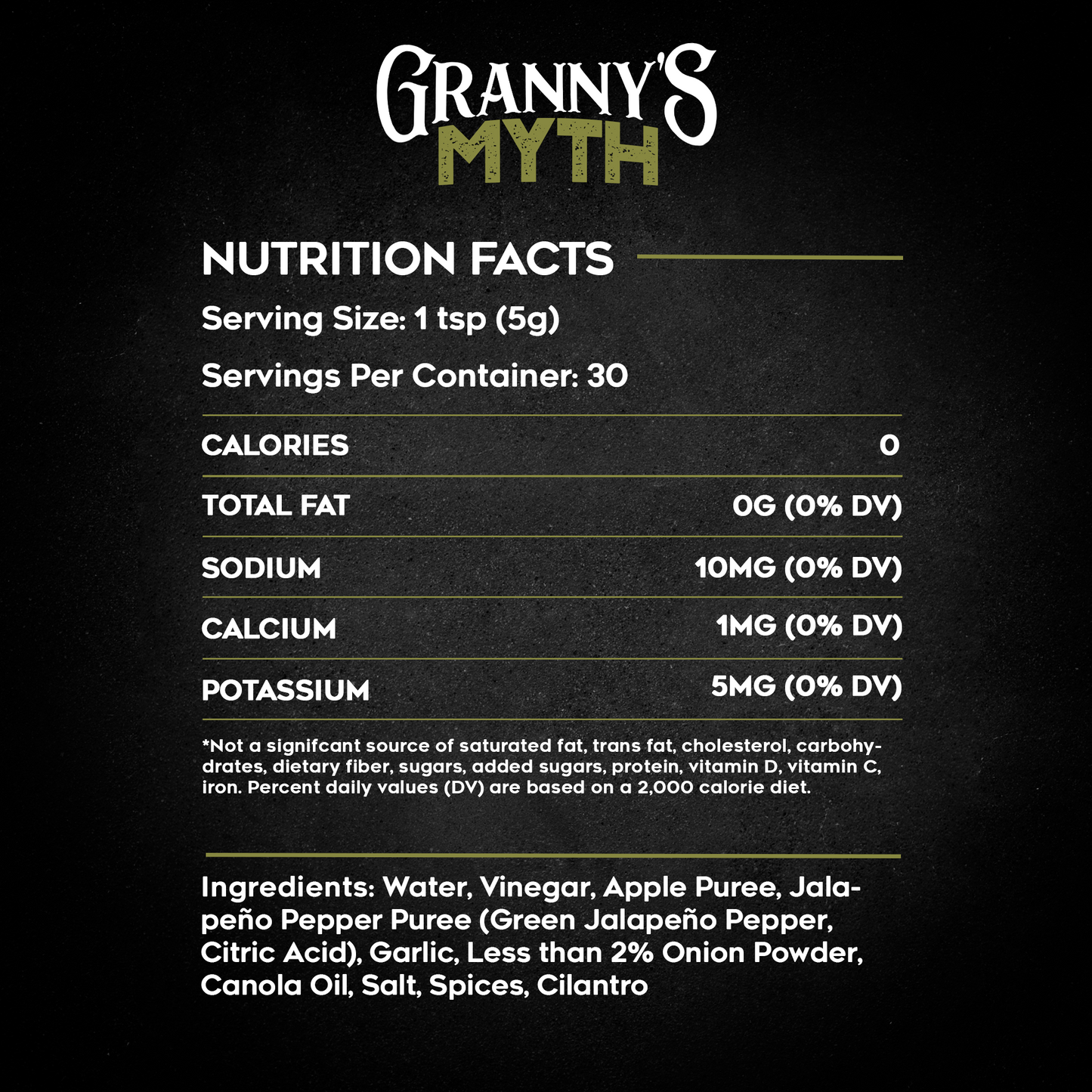 Granny's Myth Hot Sauce