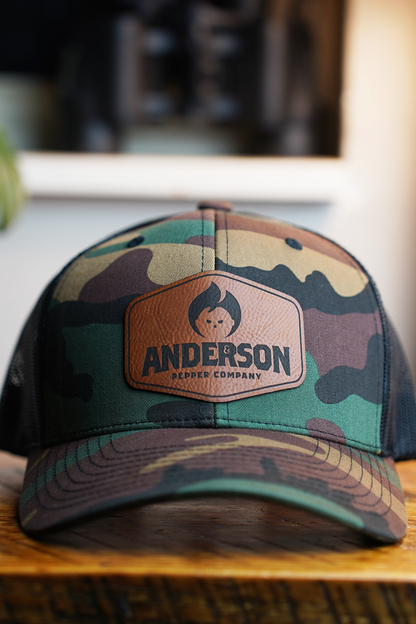 ASPC Leather Patch Snapback